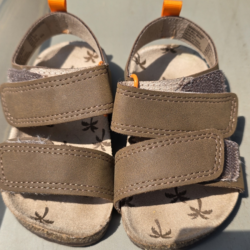 Wonder Nation Kids Sandals - Brown